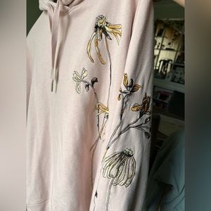 Aritzia Little Moon embroidered hoodie